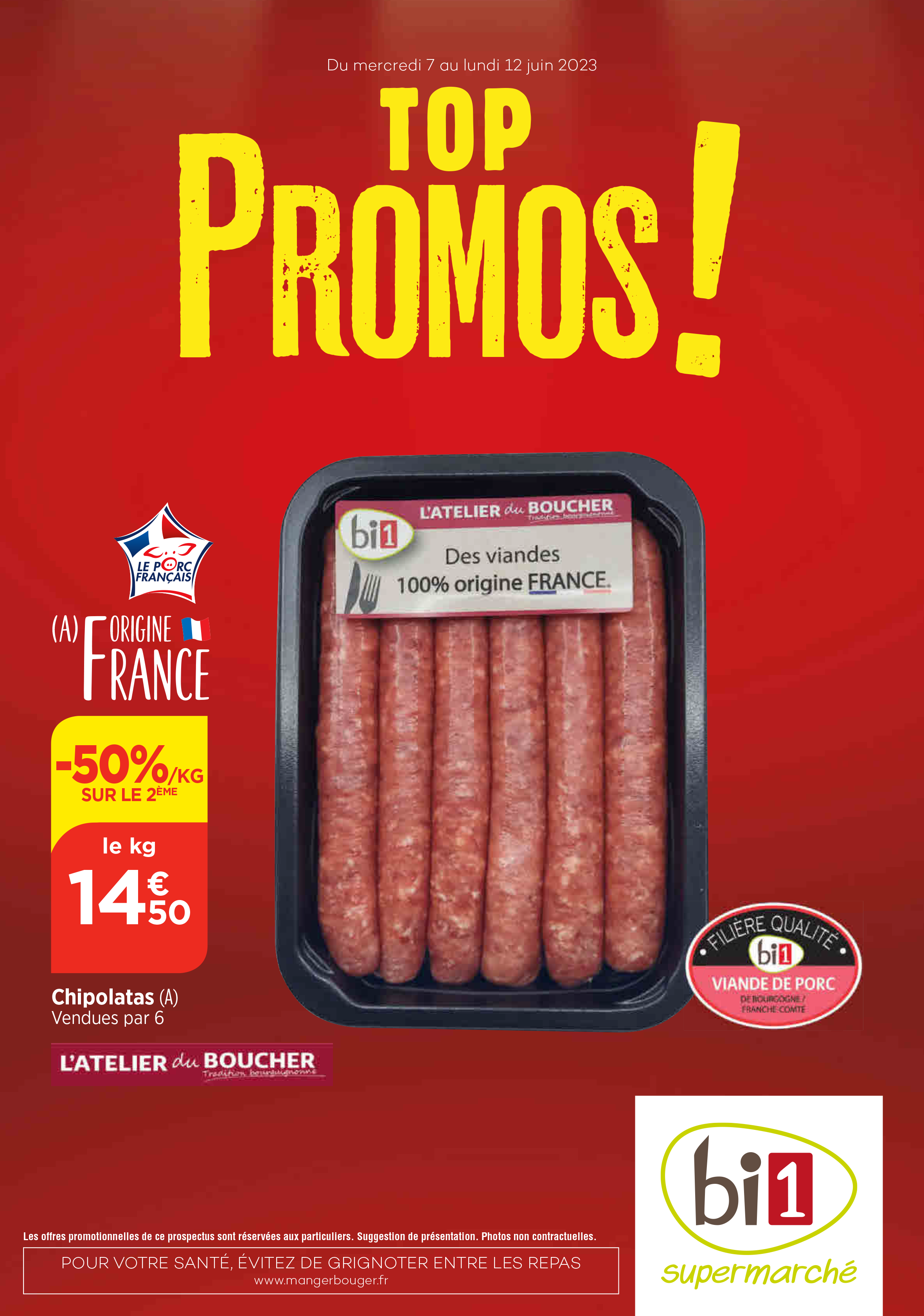 Les promotions du moment Magasin bi1 Saulieu